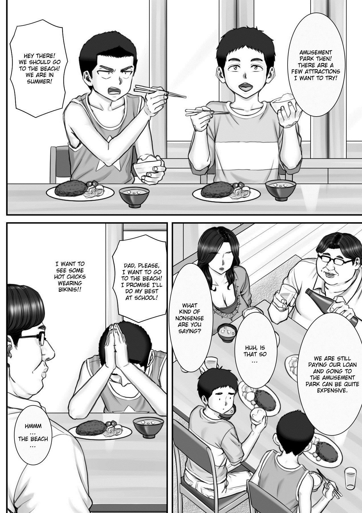 Hentai Manga Comic-A Summer Vacation In Which I Have Nonstop Sex With My Aunt-Read-6